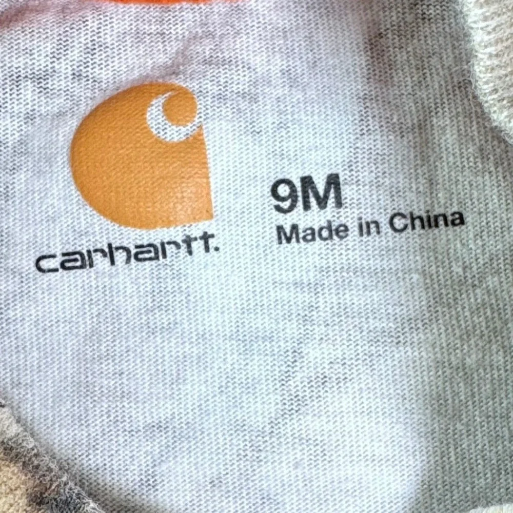 Carhartt Kids Realtree Xtra Camo Long Sleeve Bodysuit Brown Orange 9M RN13706